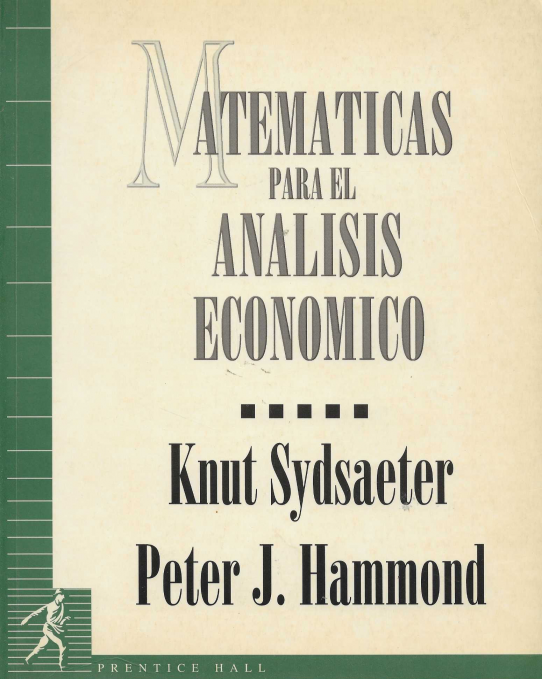 Matemáticas para el análisis económico.