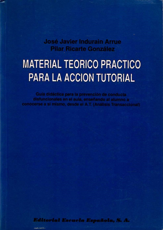 MATERIAL TEÓRICO PRÁCTICO PARA LA ACCIÓN TUTORIAL