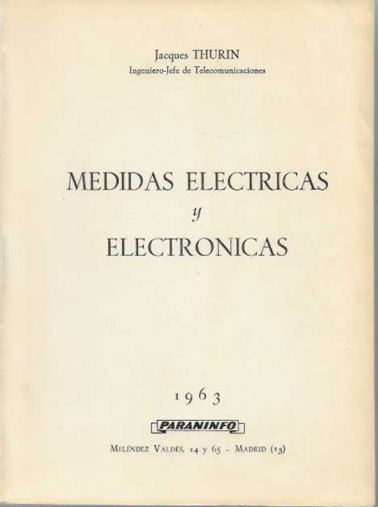 MEDIDAS ELÉCTRICAS Y ELECTRÓNICAS.