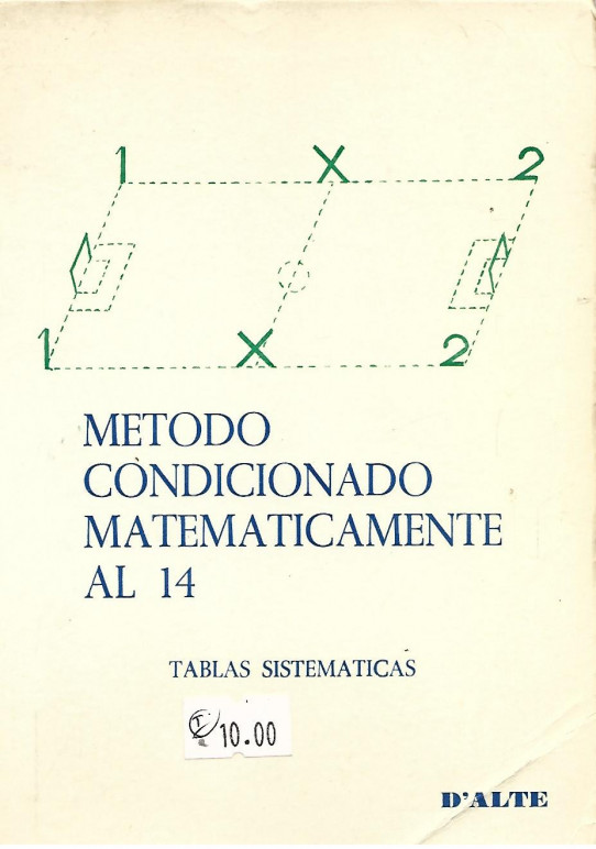 METODO CONDICIONADO MATEMATICAMENTE AL 14. TABLAS SISTEMATICAS