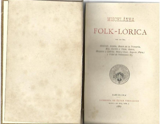 MISCALANEA FOLK-LORICA