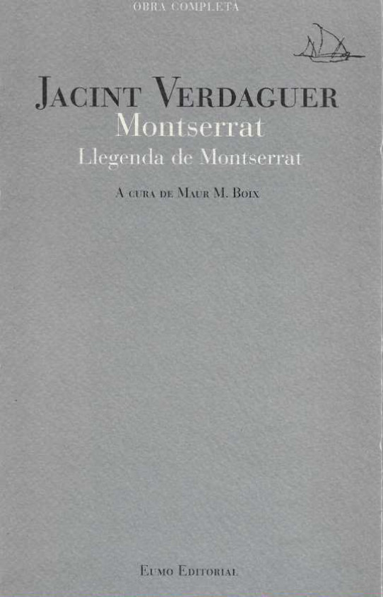 MONTSERRAT. Llegenda de Montserrat.