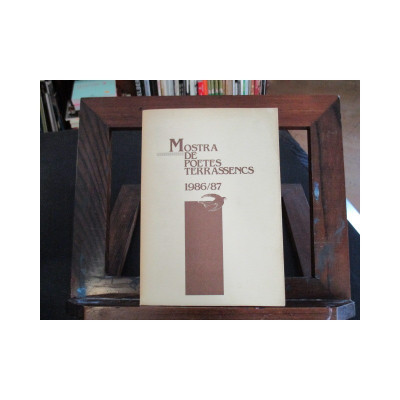 Mostra de poetes terrassencs 1986 - 1987 (Terrassa)