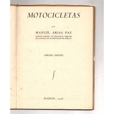 Motocicletas / Manuel Arias Paz