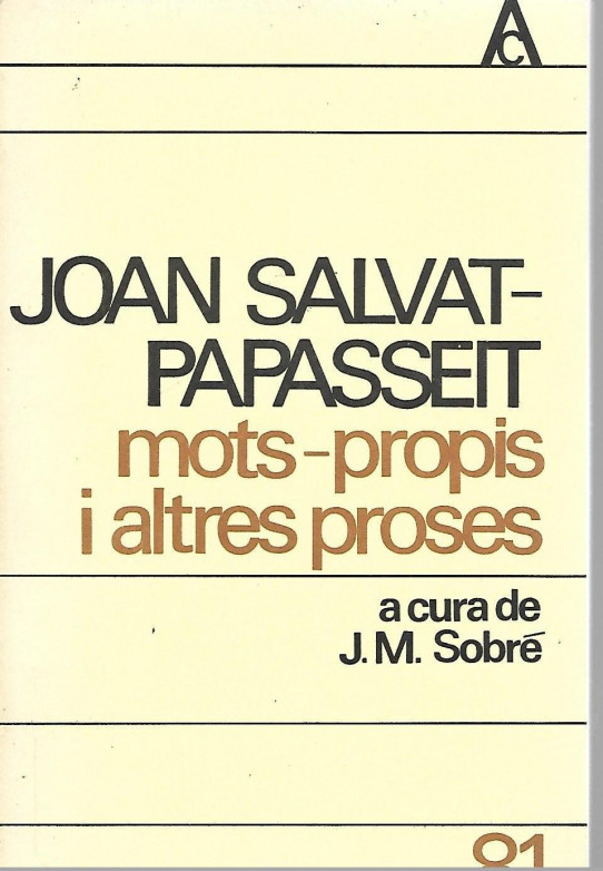 MOTS-PROPIS I ALTRES PROSES