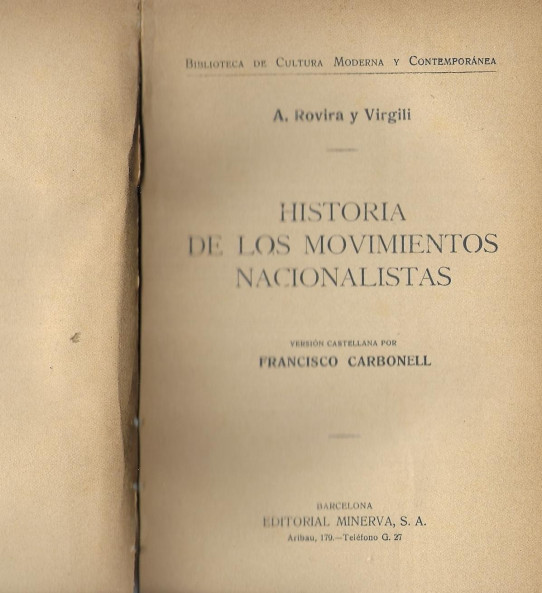 HISTORIA DE LOS MOVIMIENTOS NACIONALISTAS