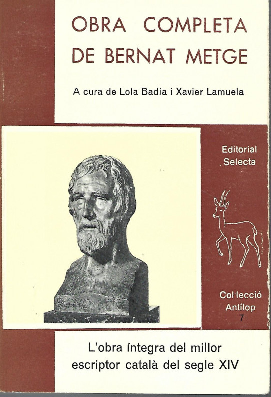 OBRA COMPELTA DE BERNAT METGE