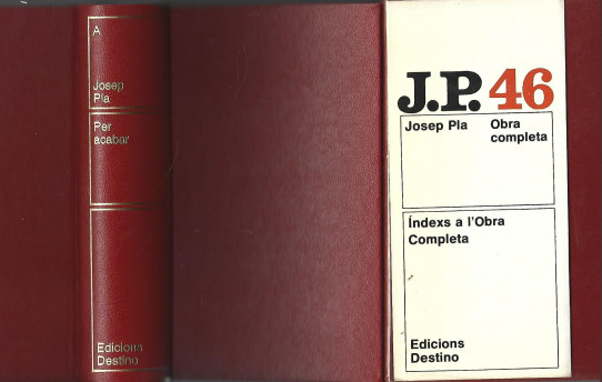 OBRA COMPLETA JOSEP PLA 47 Volums