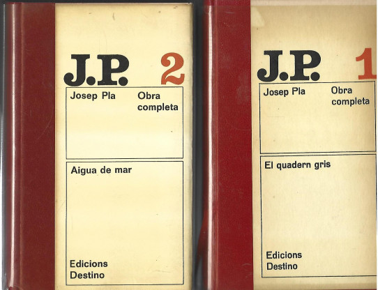 OBRA COMPLETA JOSEP PLA 47 Volums