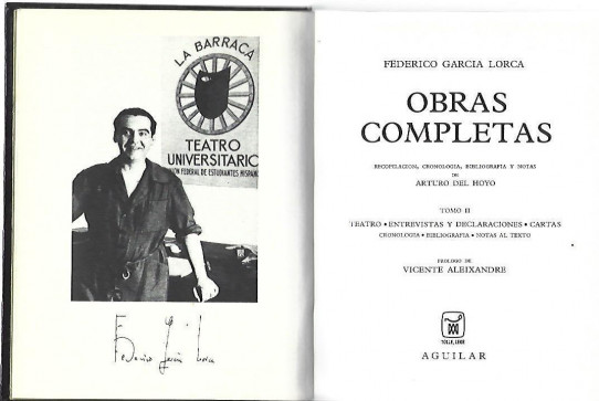 OBRA COMPLETA Volumen II  (Garcia Lorca)