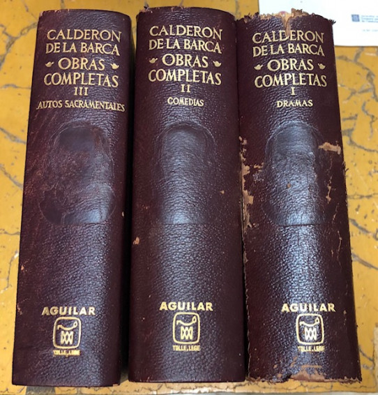 Obras Completas 3 Volumenes Calderon De La Barca Tienda Especializada En Libros De 0218
