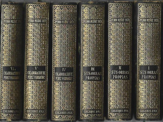 OBRAS COMPLETAS 6 Volumenes  ( de un total de 7)   . Pedro Muñoz Seca