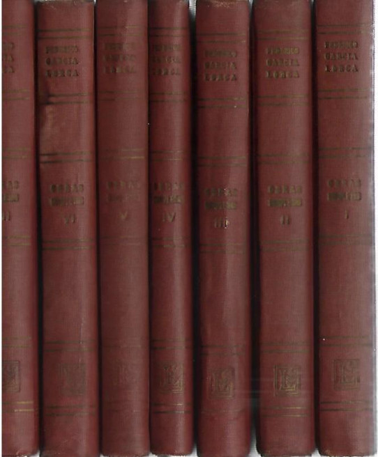 OBRAS COMPLETAS DE FEDERICO GARCIA LORCA. 7 VOLUMENES