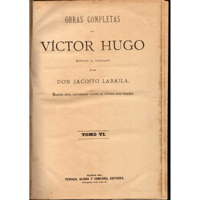 Obras completas de Víctor Hugo. VI / Hugo, Victor