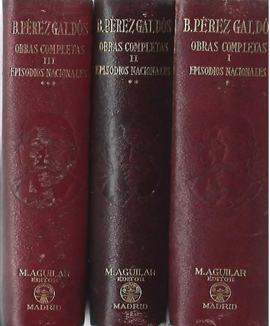 OBRAS COMPLETAS. EPISODIOS NACIONALES . NOVELAS. TEATRO-CUENTOS. MISCELANEA  6 Volumenes. 1ª Edición 1941-1942
