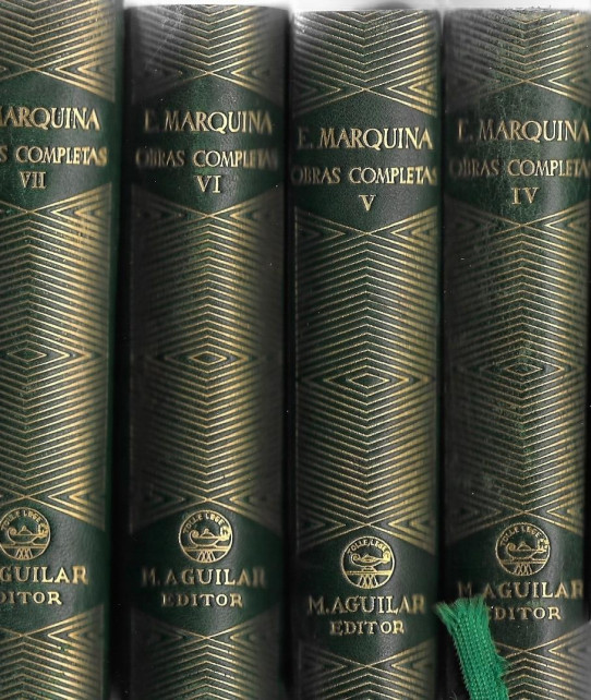 OBRAS COMPLETAS (MARQUINA) Volumenes IV-V-VI-VII (4 Volumenes del total de 8)