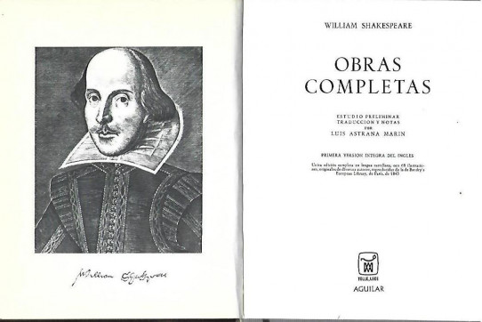 OBRAS COMPLETAS  (SHAKESPEARE)