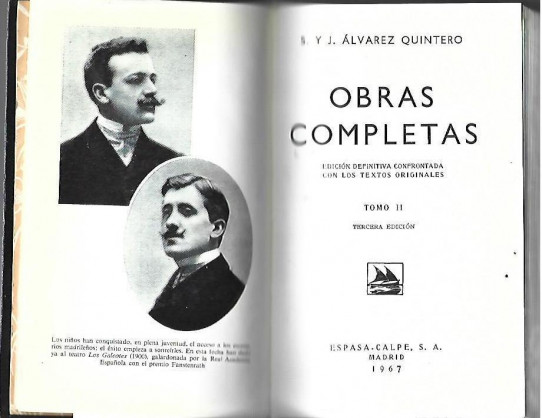 OBRAS COMPLETAS VOLUMAN 3  (ALVAREZ QUINTERO)