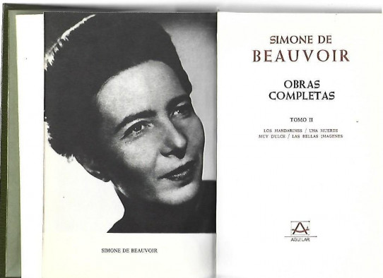 OBRAS COMPLETAS Volumen 2. (Simone de Beauvoir)