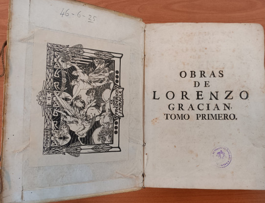 OBRAS DE LORENZO GRACIAN Tomo I