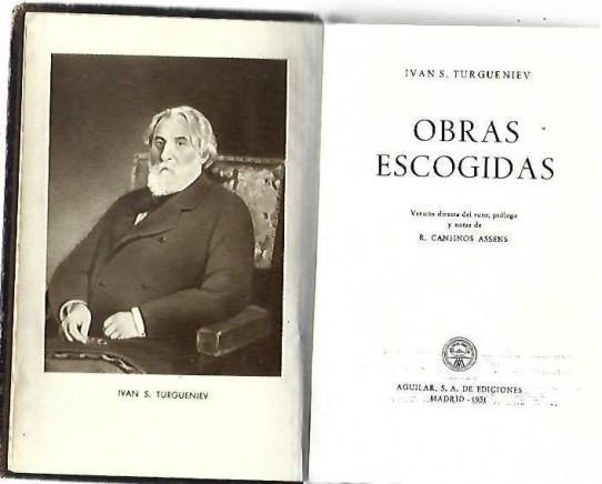 OBRAS ESCOGIDAS  (Turgueniev)