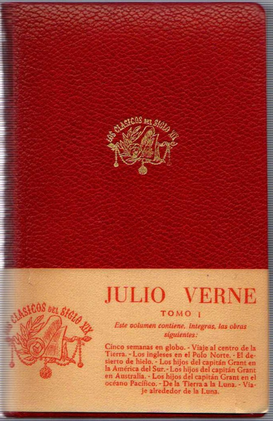 OBRAS JULIO VERNE 7 TOMOS COLECCÓN COMPLETA