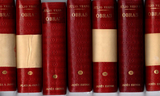 OBRAS JULIO VERNE 7 TOMOS COLECCÓN COMPLETA