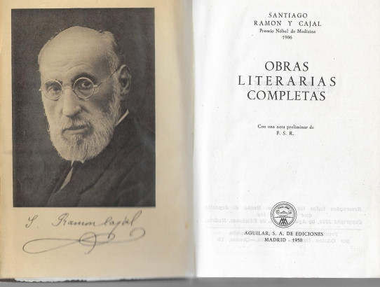 OBRAS LITERARIAS COMPLETAS  (RAMON Y CAJAL)