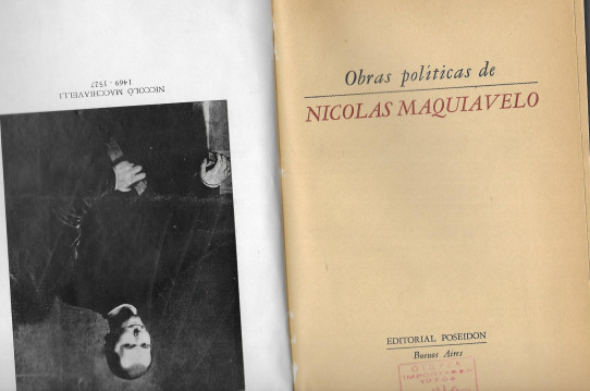 OBRAS POLÍTICAS de NICOLAS MAQUIAVELO