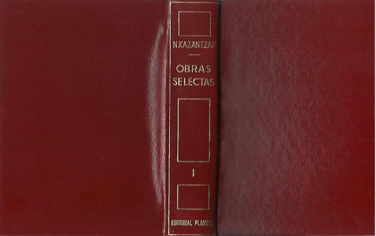 OBRAS SELECTAS (KAZANTZAKI) Volumen 1