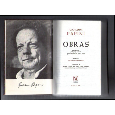 Obras t. 5. Ficción, autobiografía / Giovanni Papini