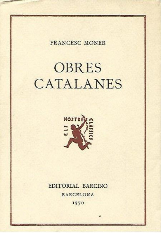 OBRES CATALANES  (Francesc Moner)