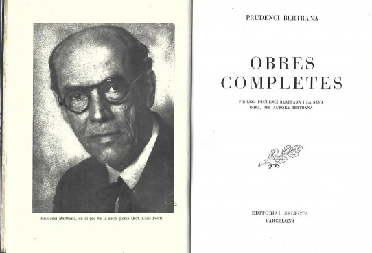 OBRES COMPLETES  (Bertrana)