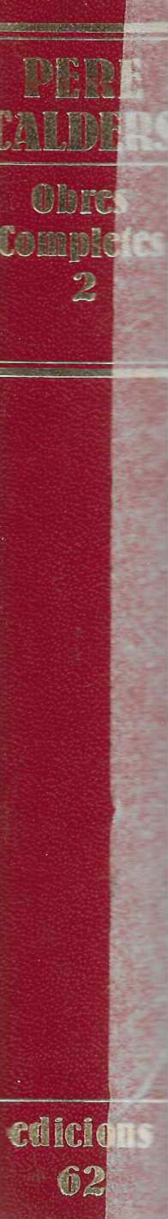 OBRES COMPLETES Nº 2 (PERE CALDERS)