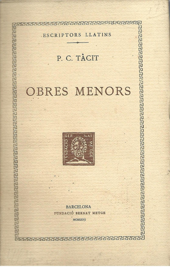 OBRES MENORS / P.C. Tàcit