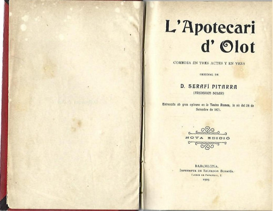 OBRES TEATRALS  (PITARRA)