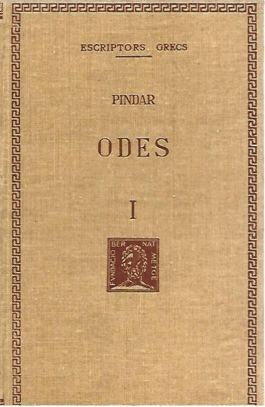 ODES Volum I  (Pindar)