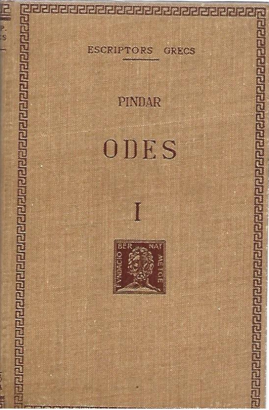 ODES Volum I  (Pindar)