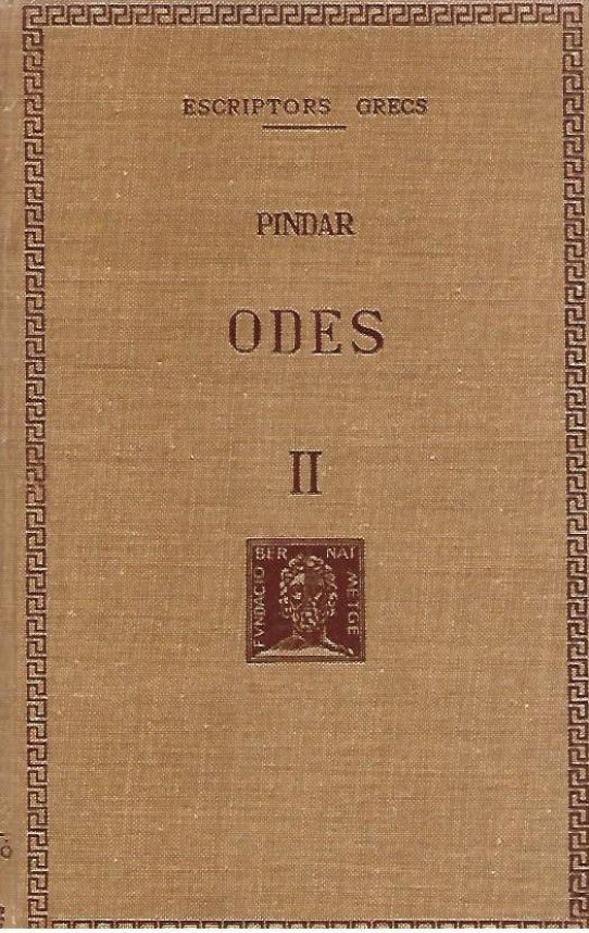 ODES Volum II  (Pindar)