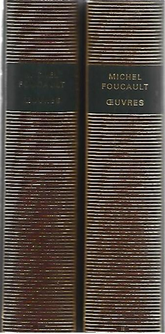OEUVRES 2 VOLS.  (Todas las Obras de Michael Foucault)