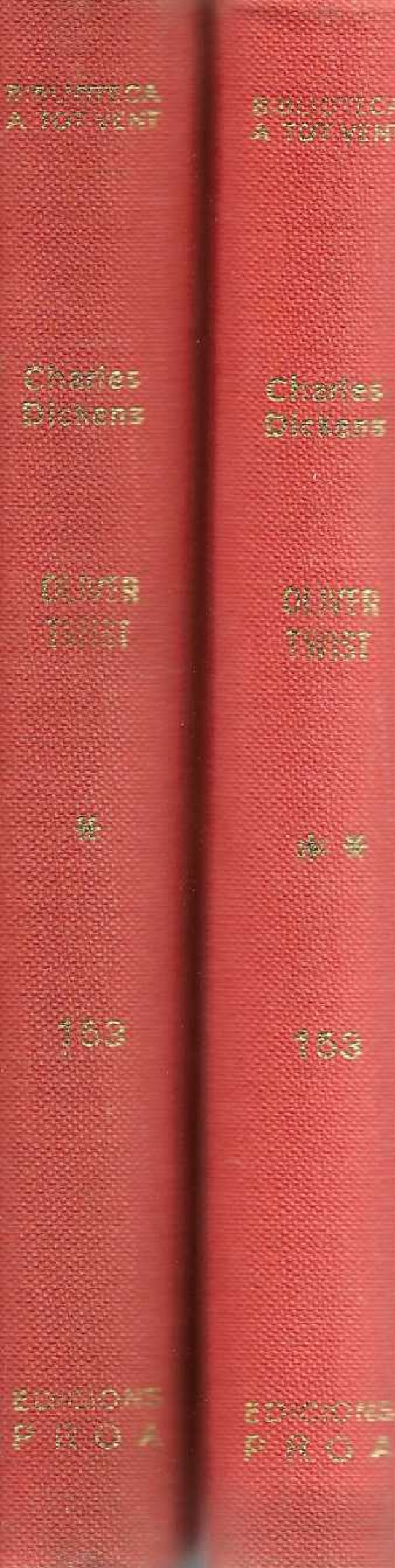 Oliver Twist. 2 volums.