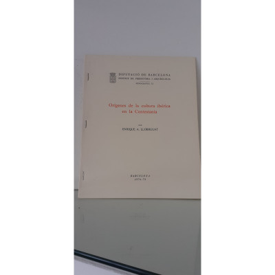 ORÍGENES DE LA CULTURA IBERICA EN LA CONTESTANIA/Enrique A. Llobregat