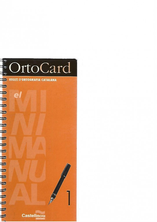 ORTOCARD Regles d'ortografia catalana