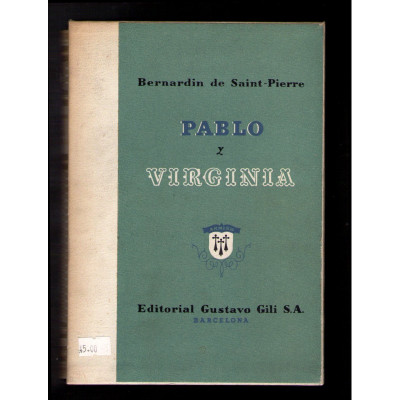 Pablo y Virginia / Saint-Pierre, Bernardin de