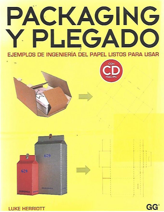 PACKAGING Y PLEGADO. Ejemplos de Ingenieria del papael listos para usar. Con CD MAC/PC