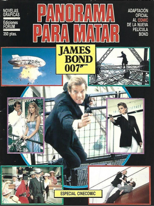 PANORAMA PARA MATAR. JAMES BOND 007. Adaptación oficial al comic de la nueva pelicula de Bond