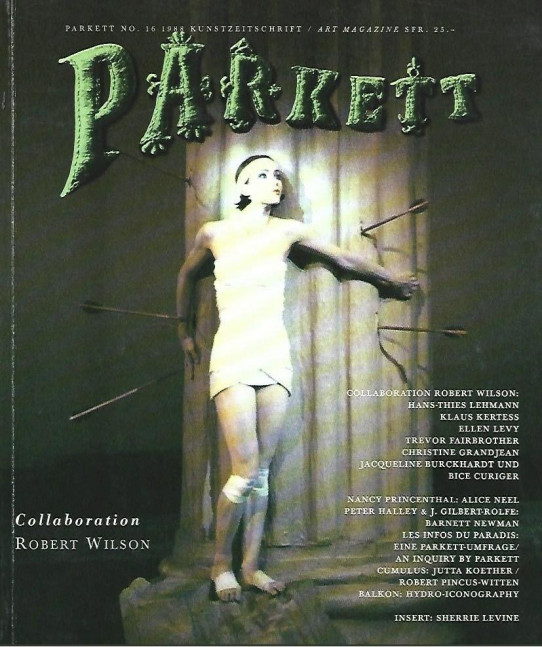 PARKETT  ART MAGAZINE Nº 16. 1988