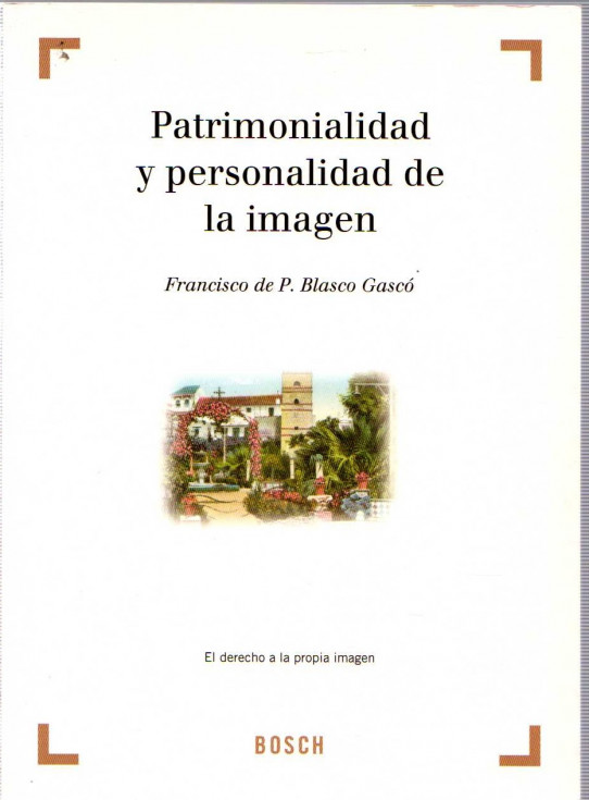 PATRIMONIALIDAD Y PERSONALIDAD DE LA IMAGEN