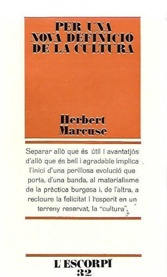 PER UNA NOVA DEFINICIO DE LA CULTURA