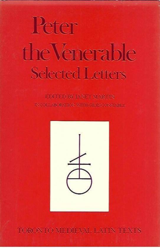 PETER THE VENERABLE SELECTED LETTERS.